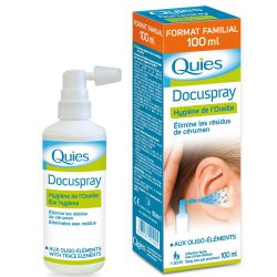 Spray pour nettoyage du conduit auditif Docuspray de Quies