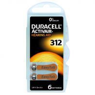 Piles auditives Duracell 312 sans Mercure