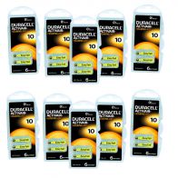 Pack ECO France: 10 plaquettes de piles auditives Duracell 10 sans mercure LIVRAISON INCLUSE