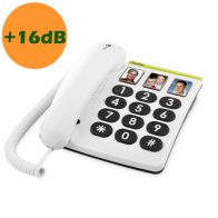 Téléphone filaire amplifié pour malentendant - Doro PhoneEasy 331ph