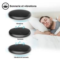 SmartShaker2 noir - Réveil sonore & vibrant ultrapuissant connecté smartphone