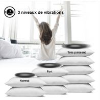 SmartShaker2 noir - Réveil sonore & vibrant ultrapuissant connecté smartphone