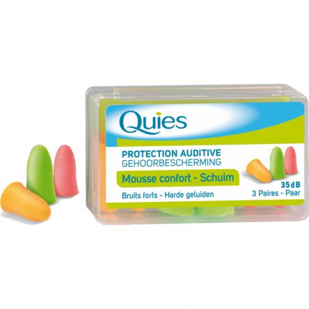 Quies protections auditives en mousse