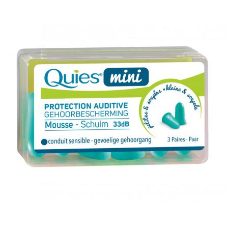 Quies protections auditives en mousse