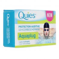 Quies Aquaplug Protection auditive 1 paire réutilisable